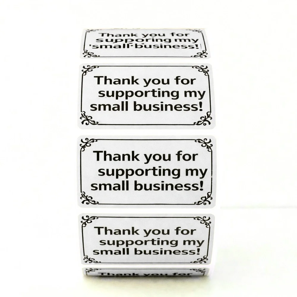 Thank You for Supporting My Small Business Labels – 100 packs thank you labels